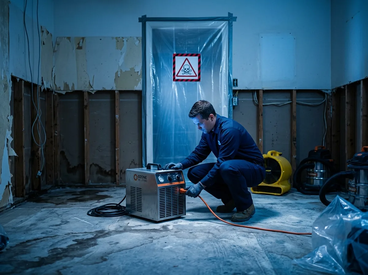 Basement cleanup after a water or sewage backup — water damage restoration in Massachusetts